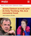 Greta Thunberg , Jeremy Clarkson, Jiří Kastner 